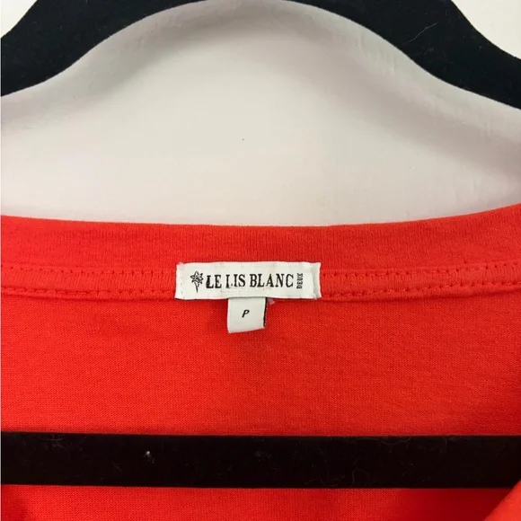 Orange cropped v neck top - Picture 3 of 5